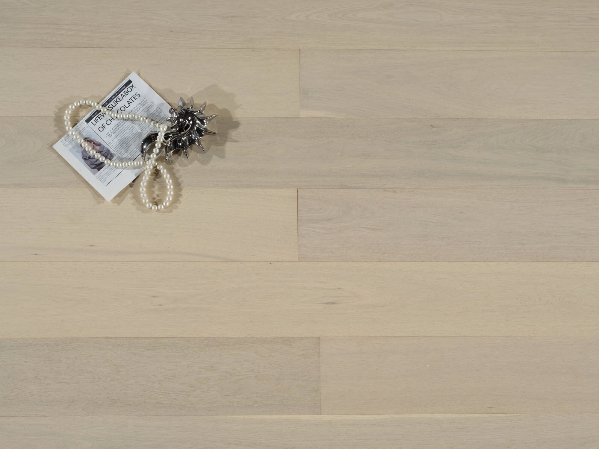 Engineered Timber Flooring - AB Grade 14mm Creme Oak PL01