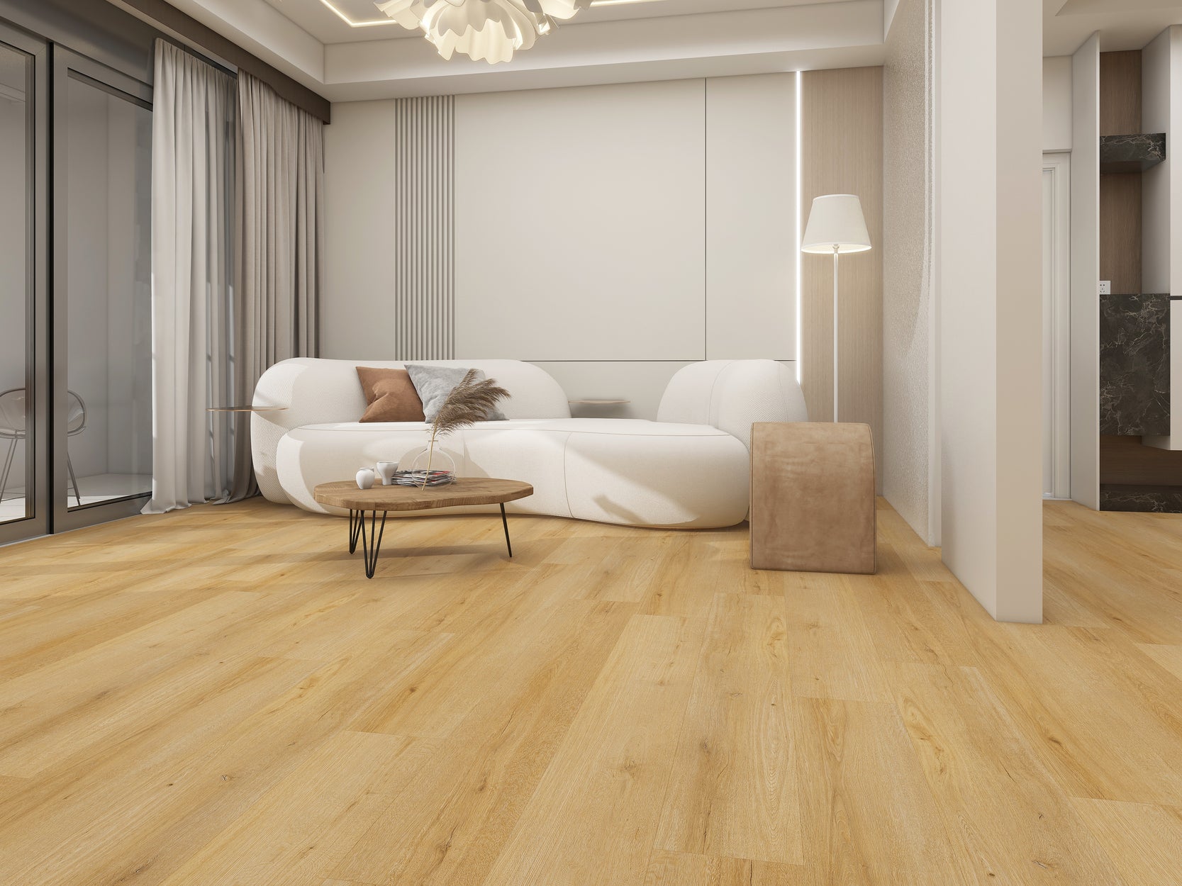 912 - 9mm SPC Hybrid Flooring 1.696sqm/carton