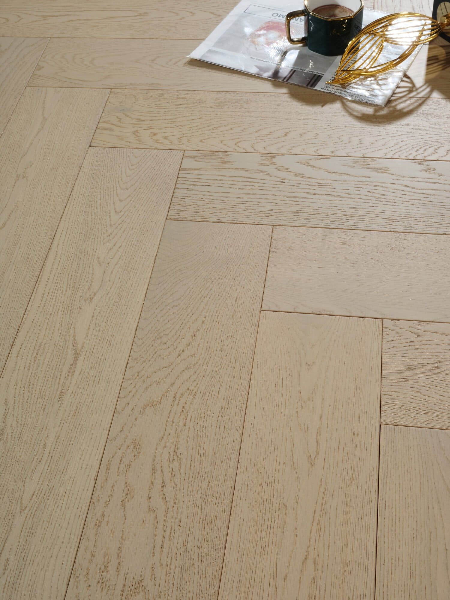 14/3mm 2.144sqm Herringbone Engineered Timber Flooring R04