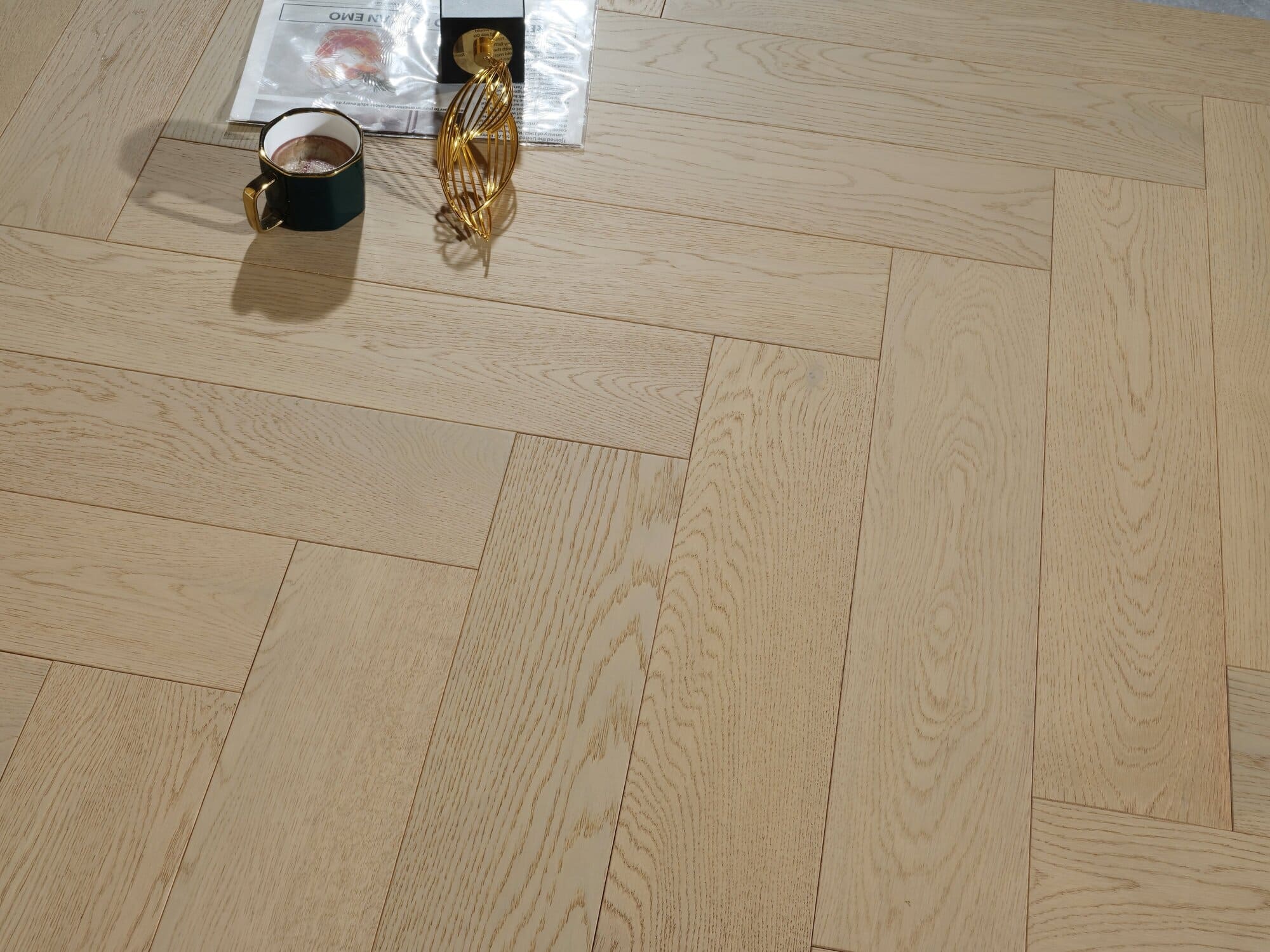 14/3mm 2.144sqm Herringbone Engineered Timber Flooring R04