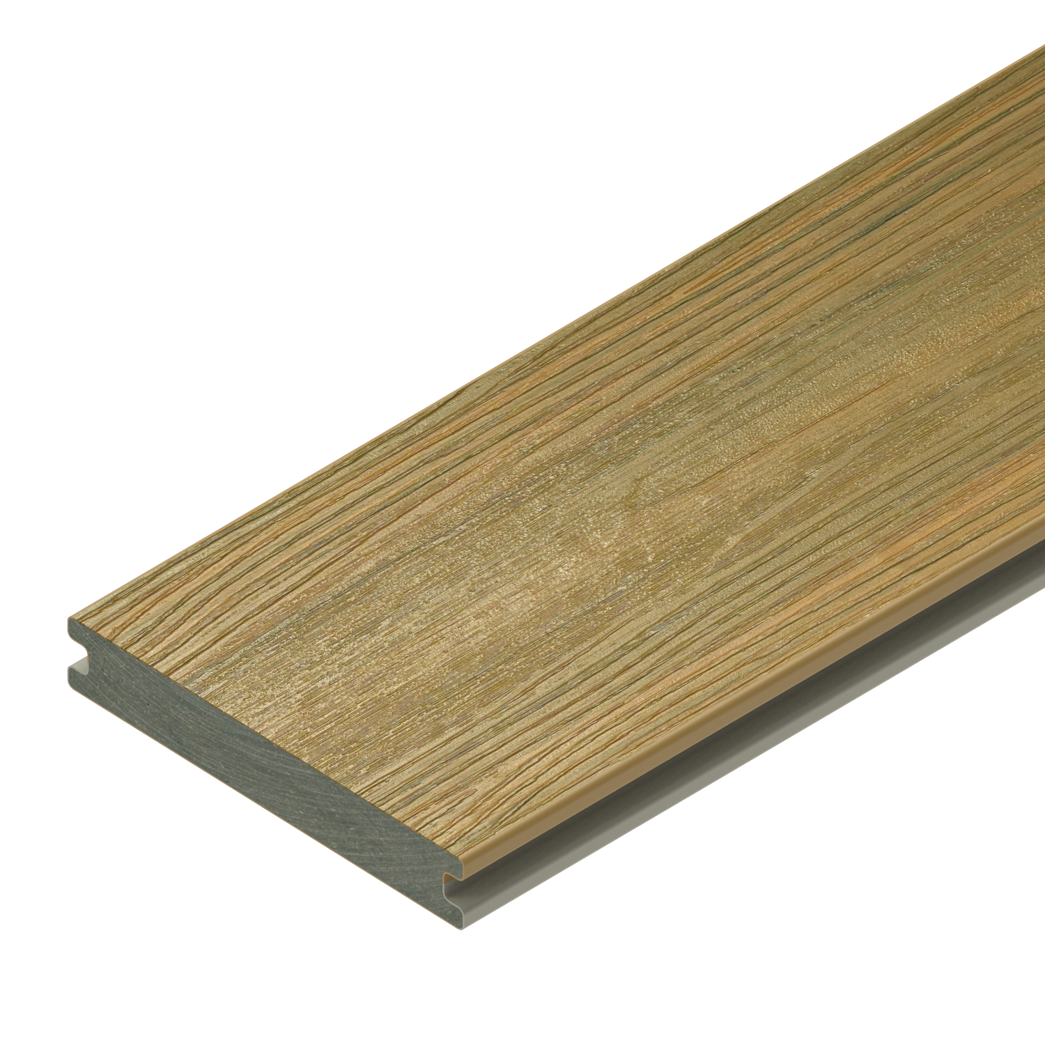 Solid Composite Decking Teak