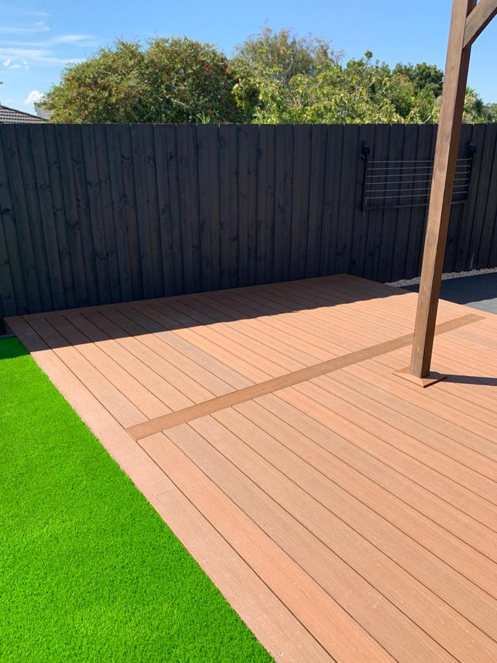 3rd Gen Teak decking and Artificial Grass Job